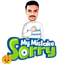 Sorry Babe Bhari Mistake GIF