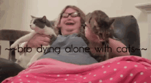 Forever Alone With Cats GIF - Alone Cats Brb GIFs