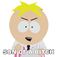 Son Of A Bitch Butters Stotch Sticker - Son Of A Bitch Butters Stotch South Park Dikinbaus Hot Dogs Stickers