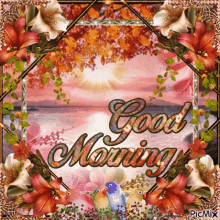 Good Morning Bird GIF - Good Morning Bird Flower GIFs
