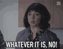 Whatever It Is No Its A No GIF - Whatever It Is No Its A No Refuse GIFs
