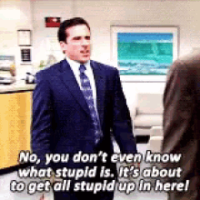 The Office Michael Scott GIF - The Office Michael Scott Angry GIFs