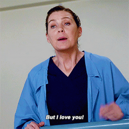 Greys Anatomy Meredith Grey GIF - Greys Anatomy Meredith Grey But I Love You GIFs