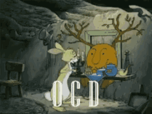 Winnie The Pooh Ocd GIF - Winnie The Pooh Ocd Rabbit GIFs