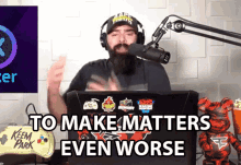 To Make Matters Even Worse Daniel Keem GIF - To Make Matters Even Worse Daniel Keem Keemstar GIFs