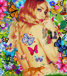 Butterfly Butterfly Woman GIF - Butterfly Butterfly Woman Magic Garden GIFs