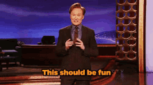 This Should Be Fun GIF - Conan O Brien Talk Show This Should Be Fun GIFs