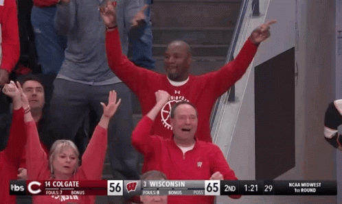 Victory Reaction Basketball GIF