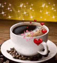 Coffee Hearts GIF - Coffee Hearts Love GIFs