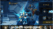 Megaman X Dax GIF - Megaman X Dax Go Touch Grass GIFs