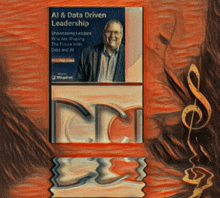 a book titled al & data driven leadership shows a man on the cover