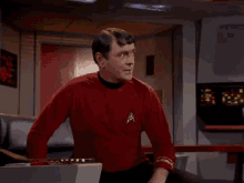 Bridge Crew Hanging Out - Star Trek: The Original Series GIF - Star Trek The Original Series GIFs