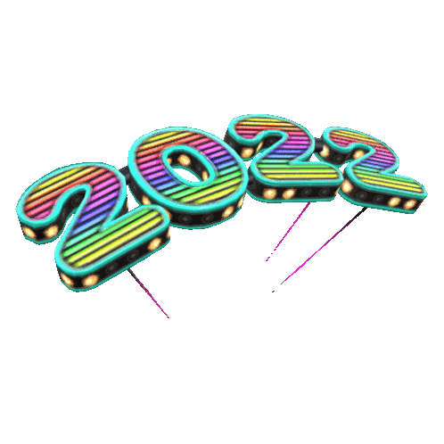 New Year'S 2022 Glider Sticker - New Year'S 2022 Glider Mario Kart Stickers