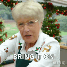 bring it on flo the great british baking show holidays lets do it lets go