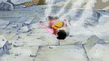 Luffy Defeated By Lucci GIF - Luffy Defeated By Lucci GIFs