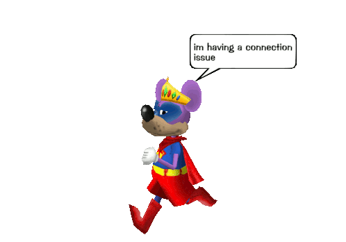 Connection Issue Toontown Sticker - Connection Issue Toontown I'M Having A Connection Issue Stickers