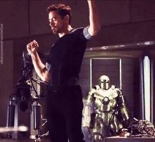 Iron Man Tony Stark GIF - Iron Man Tony Stark Dance GIFs