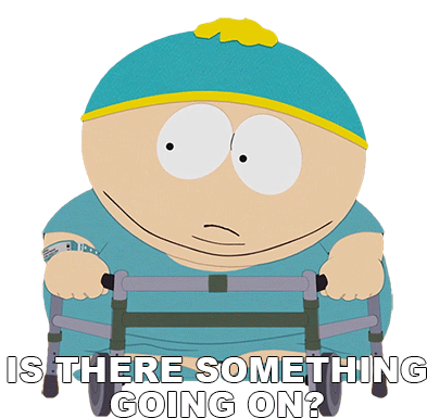 Is There Something Going On Eric Cartman Sticker - Is There Something Going On Eric Cartman South Park Stickers