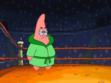 Patrick Rips Off Clothers GIF