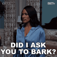 Did I Ask You To Bark Victoria Franklin GIF - Did I Ask You To Bark Victoria Franklin The Oval GIFs