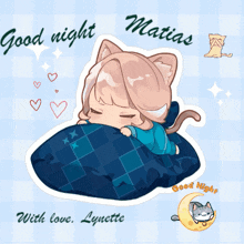 Lynette Good Night GIF - Lynette Good Night Cat GIFs