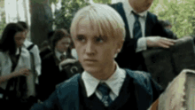 Draco Malfoy Harry Potter GIF - Draco Malfoy Harry Potter Stare GIFs