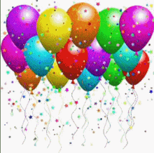 Birthday Balloons GIF - Birthday Balloons Confetti GIFs