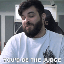 You'D Be The Judge Andrew Baena GIF - You'D Be The Judge Andrew Baena The Decision Is Yours GIFs