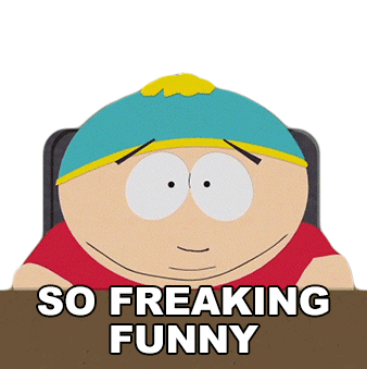 So Freaking Funny Eric Cartman Sticker - So Freaking Funny Eric Cartman South Park Stickers