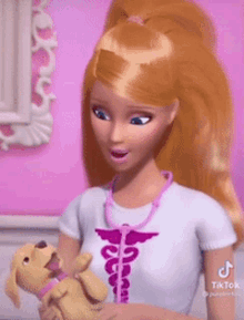 Barbie Yeet GIF - Barbie Yeet Puppy GIFs