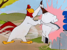 Dog Rooster GIF - Dog Rooster Chicken GIFs