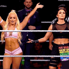 Fire And Desire Mandy Rose GIF - Fire And Desire Mandy Rose Sonya Deville GIFs