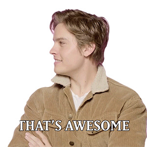 Thats Awesome Cole Sprouse Sticker - Thats Awesome Cole Sprouse Elle Stickers