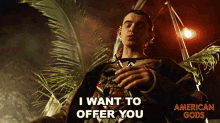 I Want To Offer You Technical Boy GIF - I Want To Offer You Technical Boy American Gods GIFs