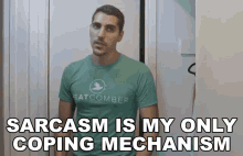 Sarcasm Is My Only Coping Mechanism Rudy Ayoub GIF - Sarcasm Is My Only Coping Mechanism Rudy Ayoub Sarcasm GIFs