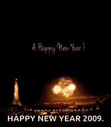 happy new year 2009 gif