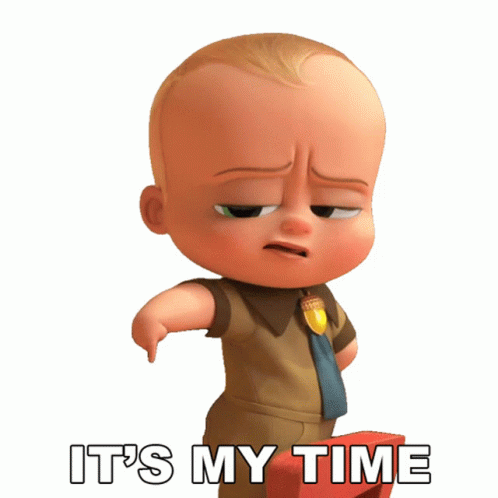 Kræft automat Investere Its My Time Boss Baby Sticker - Its My Time Boss Baby Theodore Templeton -  Discover & Share GIFs