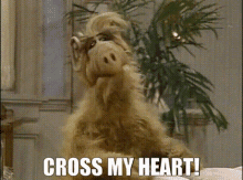 Alf Cross My Heart GIF - Alf Cross My Heart Promise GIFs
