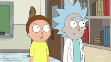 Morty And Tiny Rick Laughing GIF - Rick And Morty Lol Laughing GIFs