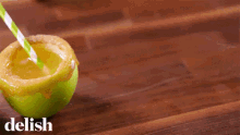 Caramel Apple Spritzers GIF
