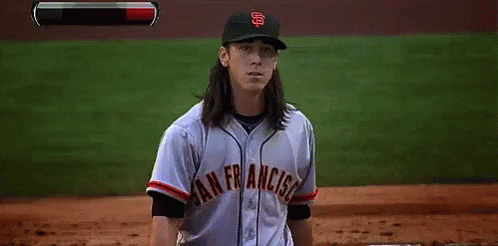 GIF: Tim Lincecum goes all out with throwback uniform