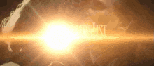 a glowing light with the word scientist in the middle