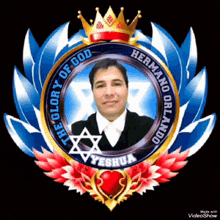 a picture of a man with the words hermano orlando yeshua