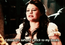 Ouat Once Upon A Time GIF - Ouat Once Upon A Time I Think Its Safer If I Stick To My Books GIFs