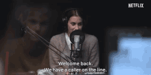 Welcome Back We Have A Caller On The Line GIF - Welcome Back We Have A Caller On The Line Astrid GIFs