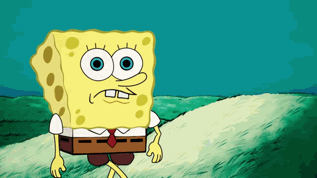 Spongebob as a sad rapper