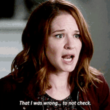 Greys Anatomy April Kepner GIF - Greys Anatomy April Kepner That I Was Wrong To Not Check GIFs