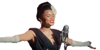 Singing Billie Holiday Sticker - Singing Billie Holiday The United States Vs Billy Holiday Stickers