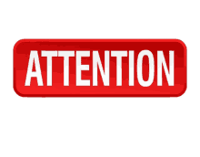 attention text