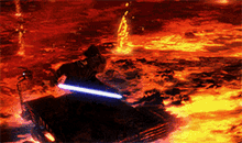 Anakin Anakin Backflip GIF - Anakin Anakin Backflip Star Wars GIFs